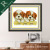New Cross Stitch Wholesale Hand Printed Gifts & Crafts Two Cute Dog Babies