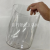 Trash Can Transparent Bedroom Nordic Style Transparent Toilet Pail Simple Office Home Wastebasket Living Room and Toilet Modern