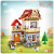 Loz1225 Forest Cottage 1226 Dwarf Wooden House Assembling Building Blocks Small Particle Street View 61 Holiday Gift