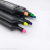 Colored Black Poles Fluorescent Pen Students Draw Key Points Marker Large Capacity Painting Hand Account Pens