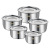 Cross-Border Gift Pot Five-Piece Pot with Lid Thai Pot Indian Pot Southeast Asia Cooking Pot 10-Piece Wholesale