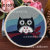 Couple Self-Embroidered Material Package Set DIY Beginner Material Kit Decorative Painting Decoration Poke Embroidery