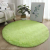 Solid Simple Circle Silk Wool Carpet Living Room Mat Sofa Cover Tea Table Cloth Bedroom Bed Side Length Wool Rug