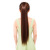 Fashion Soft Wig Ponytail Realistic Matte Silk Long Straight Wig Ponytail Tied Straight Hair Ponytail Extensions