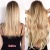 16-Inch 40cm Nail Human Hair Extension Hair Extensions Real Human Hair Nail Tip Hair 50 Pieces a Pack