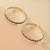 2022 New Trendy round Ring Earrings Women's European and American Stylish round Ear Ring Silver Big Circle Earrings