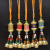 Colorful Tibetan-Style Prayer Wheel Alloy Six-Word Mantra Steam Pendant Business Gift Bell and Wind Chimes Car Interior Decoration