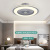 Smart Ceiling Fan All-in-One Light Invisible Fan Tmall Genie Xiaomi Smart with Fan Ceiling Fan Lamp