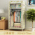 Ya Rui Fan Single Wardrobe Cloth Wardrobe Stylish and Simple Steel Frame Dustproof Dormitory Wardrobe Storage Creative