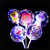 Internet Celebrity Rose Bounce Ball Valentine's Day 520 Confession Balloon Stall Night Market Luminous Transparent Bounce Ball