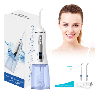 2022 New Oral Irrigator Screen Display Portable Water Toothpick Exclusive for Cross-Border Source Factory Tooth Cleaning Oral Irrigator