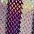 Factory Direct Sales Estic Four-Side Snake Pattern Bronzing Knitted Fabric Small Snake Skin ser Glow Pid Dots