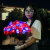 Valentine's Day Gift Luminous Rose Artificial Flower Confession Love Night Market Hot Selling Stall Supply Festival