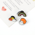 Cartoon Cute Earrings Creative Young Rainbow Bun Boy Earrings Female New Fashion Elegant and Simple Earrings