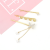 Card Wear New European and American Style Hollow Hair Clip Hair Girly Elegant Elegant Golden Headdress Metal Barrettes