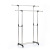 Direct Sales Double Rod Telescopic Elevating Drying Racks Stainless Steel Folding Floor Mobile Practical Drying Rack