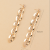 Spring and Summer New Earrings Women's 2021 Fashionable Long Earrings Cold Style Metal All-Match Chain Earrings