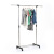 Direct Sales Double Rod Telescopic Elevating Drying Racks Stainless Steel Folding Floor Mobile Practical Drying Rack