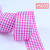 Plaid Ribbon Decoration Strap Strap Girls' Bouquet with 6mm2.5cm Factory Wholesale Cross-Border