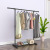 Floor Clothes Hanger Double Rod Telescopic Lifting Mobile Clothing Rod Clothes Hanger Clothes Rack Reinforced Simple