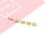 Card Wear New European and American Style Hollow Hair Clip Hair Girly Elegant Elegant Golden Headdress Metal Barrettes