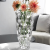 American Crystal Vase Home Living Room Decoration Decoration Flower Arrangement Diamond Surface Transparent Glass Vase Flowers Hydroponic Flower Pot