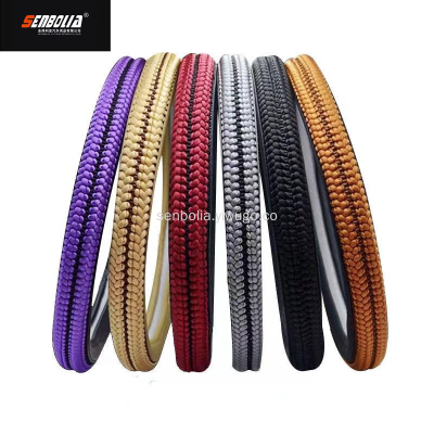 Car Steering Wheel Cover Ice Silk Handle Cover Non-Slip Wear-Resistant Breathable Sweat Absorbing Four Seasons Universal Car Steering Wheel Cover