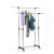 Direct Sales Double Rod Telescopic Elevating Drying Racks Stainless Steel Folding Floor Mobile Practical Drying Rack