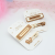 BB Clip Frosted Side Bang Clip Fashion Milk Tea Color All-Matching Graceful Side Clip Female Headdress Set