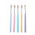 Cross-Border Hot Selling Japanese Style 5 PCs Nail Brush Set Painted UV Pen Crystal Pen Serrated Pen Professional Blooming Brush