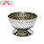 Df68050 Stainless Steel Hammer Point Pattern Champagne Basin Party Gathering Cooling Beer Red Wine Large Capacity round Ice Bucket