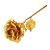 Qixi Valentine's Day Gift Wholesale Stall Gold Rose 24K Gold-Foil Roses Simulation Bouquet Creative Decoration