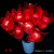 Valentine's Day Gift Luminous Rose Artificial Flower Confession Love Night Market Hot Selling Stall Supply Festival