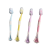 Free Shipping Internet Celebrity Adult Soft Fur Double Toothbrush Wholesale Couple's Oral Cleaning Blade Tongue Coating Barrel 8 PCs