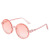 New Fashion Vintage round Frame for Children and Kids Sunglasses Cute Personality Cartoon Candy Color Boys' and Girls' Sunglasses Tide