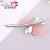 Korean Yarn Fashion Handmade Rhinestone Clamp Bowknot Word Duckbill Clip Hair Accessories Temperament Balls Updo Hairpin