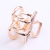 Korean Style Women's Love Alloy Rhinestone Hair Claws Clothing Accessory Clip Spring Butterfly Clip Ornament Wholesale