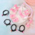 Korean Style Pink Series Hair Accessories Set Cartoon Cute Children's Headband Tie Hair Elastic Band Factory Wholesale