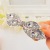 2022 Crystal Glass Large Hair Clip Adult Hair Updo Spring Ponytail Butterfly Clip Word Clip Factory Direct Sales