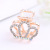 Fashion Temperament Small Crown Balls Hair Clip Electroplated Rhinestone Trumpet Bangs Grip Clothing Accessories Wholesale