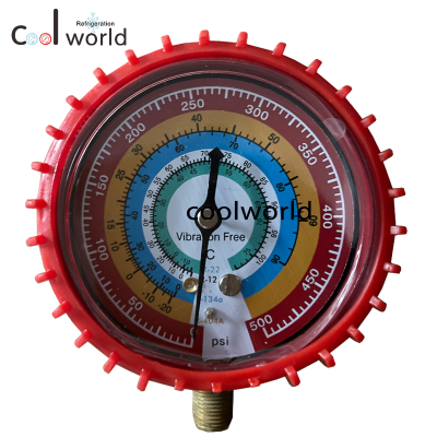 r134a r22 single gauge pressure gauge high pressure gauge with protection cover