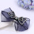 2022 New Korean Style Fabric Bow European Yarn Crystal Barrettes Adults' Ponytail One-Word Spring Clip Two Yuan Direct Sales