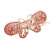 2022 Crystal Glass Large Hair Clip Adult Hair Updo Spring Ponytail Butterfly Clip Word Clip Factory Direct Sales