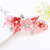 Spring New Hanging Rhinestone Barrettes Korean Style Fashion Girl Hairpin for Girlfriend Flower Core Barrettes Spring Clip