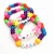 Letter Beaded Bracelet DIY Candy Color Customizable Creative Letters Braided Bracelet