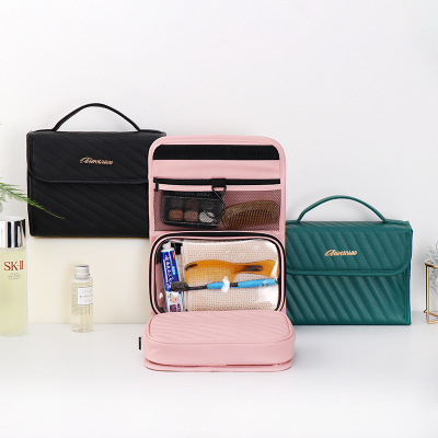 Cosmetic Bag Women's Portable Large Capacity Portable Storage Bag Ins Style Super Popular Multi-Functional Travel Waterproof Wash Bag Box