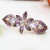 Korean Hairpin Ponytail Clip Medium Spring Clip Lady Joker Hairpin Rhinestone Adult Flower Inlaid Head Accessories Hair