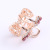 Korean Jewelry Updo Fixed Alloy Grip Plating Bow Rhinestone Barrettes Women's Hairstyle Bang Clip Wholesale