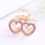 Korean Style Women's Love Alloy Rhinestone Hair Claws Clothing Accessory Clip Spring Butterfly Clip Ornament Wholesale