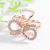 Bow Alloy Rhinestone Small Jaw Clip Korean Women's Decorative Hair Clip Bangs Electroplating Little Clip Custom Wholesale